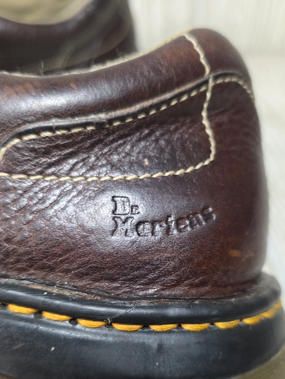 Dr. Martens 11199 Brown Leather Chunky Oxford Lace Up Shoes Mens Size 12 Vintage